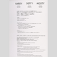 【COLOR BOOK】HARRY･SOFFY･MICOTY(ハリー･ソフィー･ミコティ)